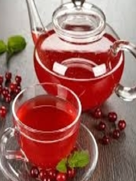 Чай клюквенный